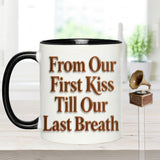Custom From Any Photo - Personalized Couple Set Accent Mug with Acrylic Stirrers