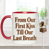 Custom From Any Photo - Personalized Couple Set Accent Mug with Acrylic Stirrers