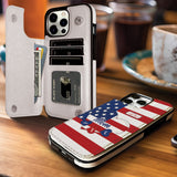 Happy 4th Of July - Personalized Independence Day/ 4th of July Foldable Wallet Phone Case