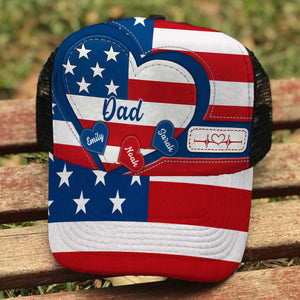 Happy 4th Of July - Personalized Independence Day/ 4th of July Trucker Hat