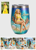 Endless Summer - Personalized Sea Lover Wine Tumbler