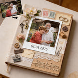 Love Letter To Husband, Boyfriend - Personalized Couple Leather Journal