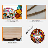 Día De Los Muertos - Personalized Latina Women Custom Shaped Wood Sign