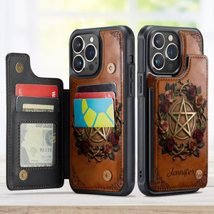 Magic Symbol - Personalized Witch Fully Printed Wallet Phone Case