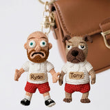 Merry Furry Christmas - Personalized Dog Handmade Crochet Ornament