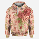 Breast Cancer Awareness - Personalized Breast Cancer Awareness All Over Shirt
