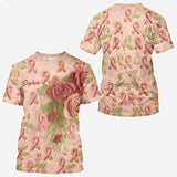 Breast Cancer Awareness - Personalized Breast Cancer Awareness All Over Shirt