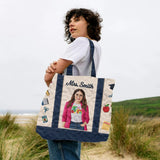 Teacher Appreciation - Personalized Teacher Quilted Tote Bag