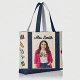 Teacher Appreciation - Personalized Teacher Quilted Tote Bag