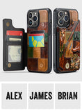 Perfect Gift For Hunting Lovers - Personalized Hunting Fully Printed Wallet Phone Case