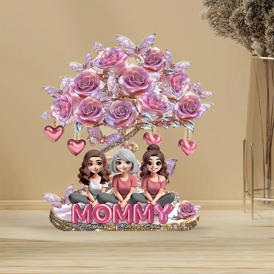 Best Mom Ever - Personalized Mother Custom Shaped Acrylic Plaque