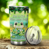 Just A Girl Who Loves Frog - Personalized Frog Tumbler