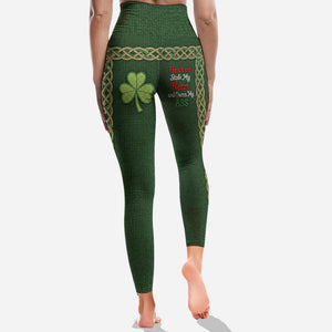 Stole My Heart And Owns My Ass - Personalized Irish Leggings