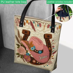 Cowgirl Hat - Personalized Cowgirl Tote Bag
