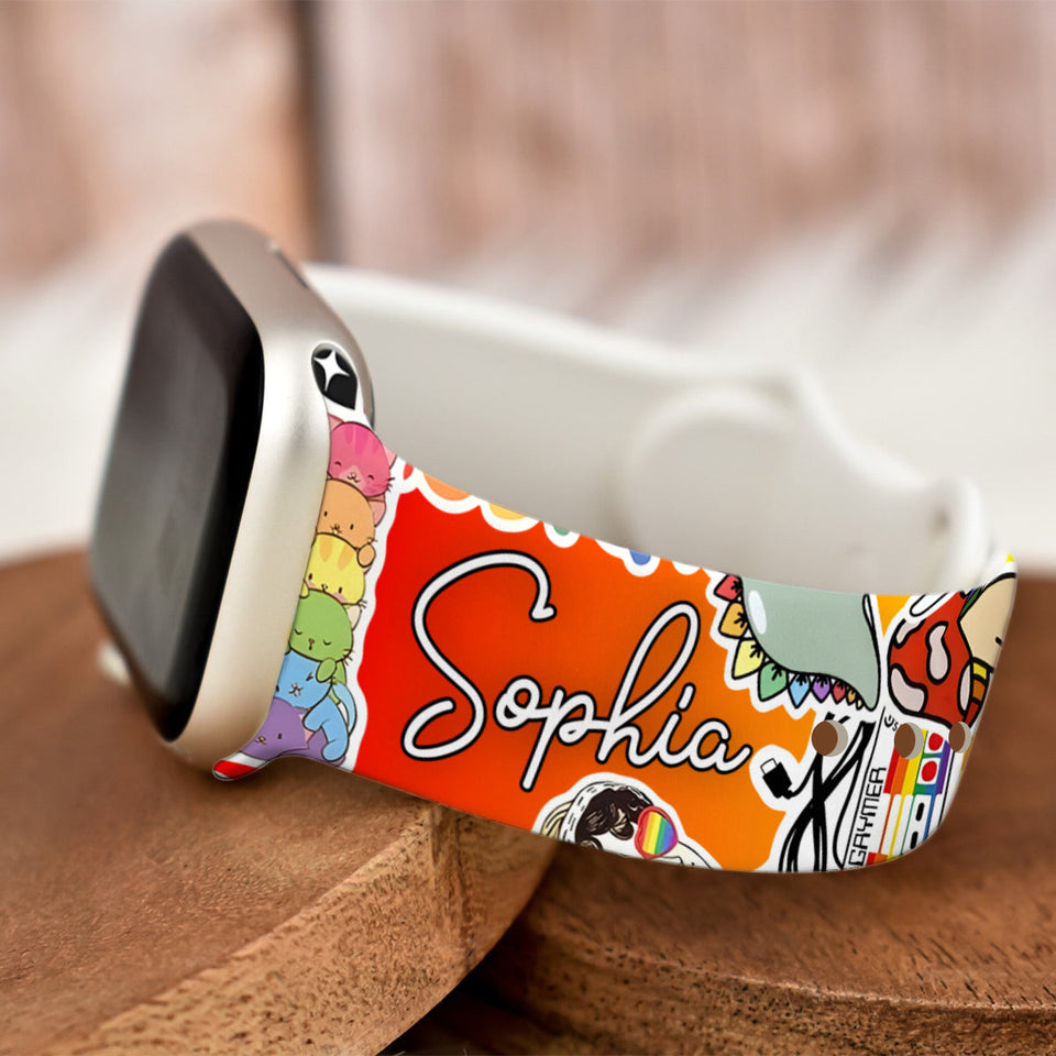 Be Kind - Personalized LGBT Support Apple Watch Band