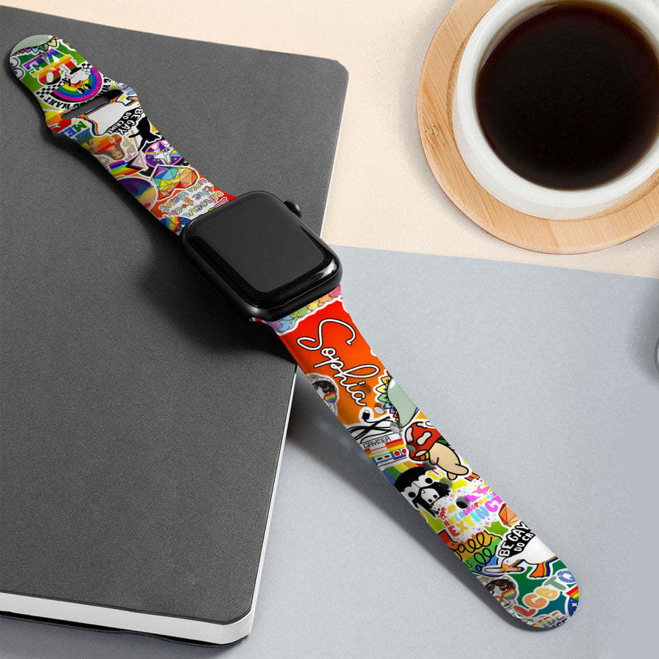 Be Kind - Personalized LGBT Support Apple Watch Band