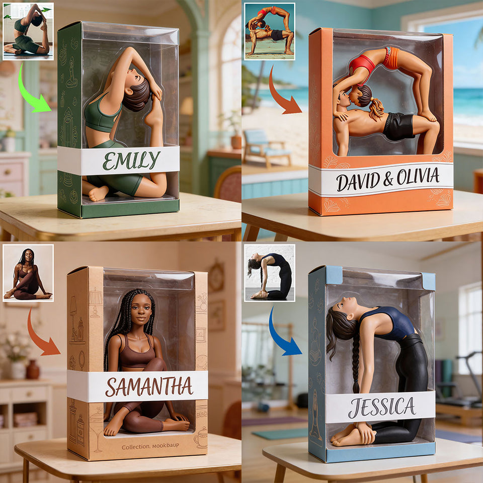 Custom From Photo - Personalized Yoga Custom Shaped Acrylic Plaque