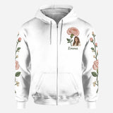 Custom Any Photo Birthmonth Flower - Personalized Self Love All Over Shirt