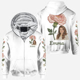 Custom Any Photo Birthmonth Flower - Personalized Self Love All Over Shirt