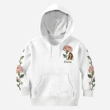 Custom Any Photo Birthmonth Flower - Personalized Self Love All Over Shirt