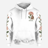 Custom Any Photo Birthmonth Flower - Personalized Self Love All Over Shirt