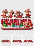 We Love You Christmas Gift For Mom, Grandma,... - Personalized Mother Custom Shaped Acrylic Plaque
