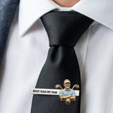 Custom Any Photo Best Gift For Dad/Grandpa - Personalized Golf Tie Clip