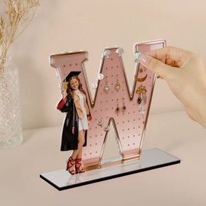 A Letter of Pride – Graduation Jewelry Display - Personalized Graduation Jewelry Holder