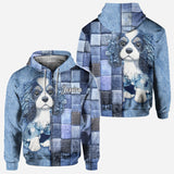 Love Cavalier King Charles Spaniel - Personalized Dog All Over Shirt