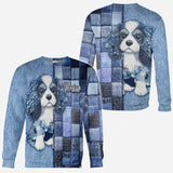 Love Cavalier King Charles Spaniel - Personalized Dog All Over Shirt