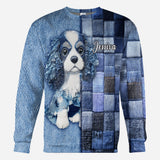 Love Cavalier King Charles Spaniel - Personalized Dog All Over Shirt