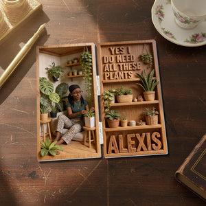 Yes I Do Need All These Plants - Personalized Gardening Acrylic Diptych