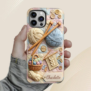Love Sewing - Personalized Sewing Full Print Phone Case