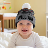 Flame & Engine - Personalized Biker Beanie Hat