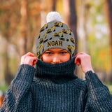 Cool Initial Name Letter Pefect Gift For Kids - Personalized Kid Beanie Hat