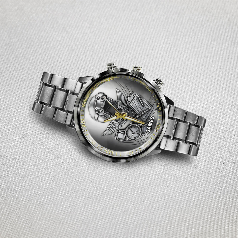 Once You Have Tasted Flight - Personalized Pilot Hand Watch