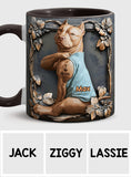 I Love Mom - Personalized Dog Accent Mug