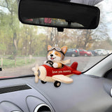 Dog Lovers Gift Idea, Pet Mom - Personalized Dog Plush Keychain