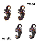 Beautiful Witch Shoes - Personalized Witch Earrings