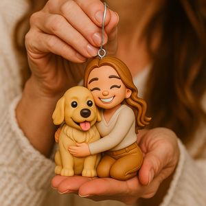 Gift For Dog Lover - Personalized Dog Custom Made 3D Minifigure Ornament