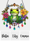 Love Frog - Personalized Frog Window Hanging Suncatcher Ornament