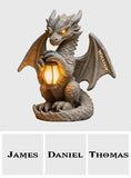 Guardian Dragon - Personalized Dragon Solar Acrylic Light