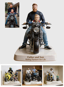 Riding Partners For Life - Personalized Biker Custom Shaped Acrylic Plaque