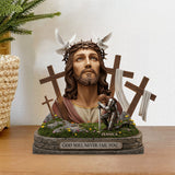 God Will Never Fail You - Personalized Christian Custom Shaped Acrylic Plaque