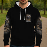 Metalic Skull - Personalized Skull All Over Shirt