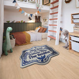 Holy Spirit, You Are Welcome Her - Personalized Christian Non-Slip Tufted Rug