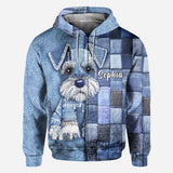 Love Miniature Schnauzer - Personalized Dog All Over Shirt