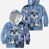 Love Miniature Schnauzer - Personalized Dog All Over Shirt