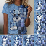 Love Miniature Schnauzer - Personalized Dog All Over Shirt