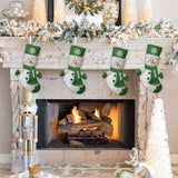 Merry Christmas - Personalized Family Shaped Christmas Stocking